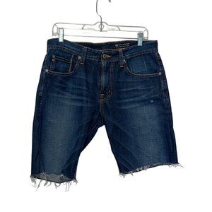 AG Adriano Goldschmied Mens Frayed Hem Denim Shorts Size 31x32
